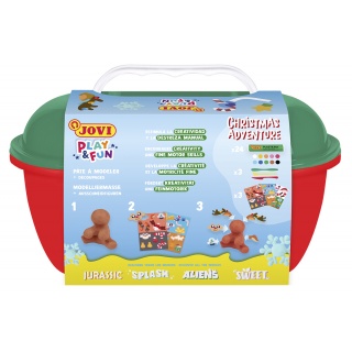 Zestaw plasteliny JOVI Play&Fun, Boże Narodzenie, Produkty kreatywne, Artykuły szkolne