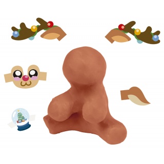 Zestaw plasteliny JOVI Play&Fun, Boże Narodzenie, Produkty kreatywne, Artykuły szkolne