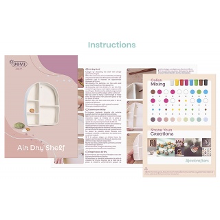 Zestaw do tworzenia ceramiki JOVI DIY, bez wypalania, p&oacute;łka, Produkty kreatywne, Artykuły szkolne