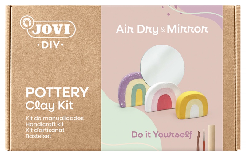 Zestaw do tworzenia ceramiki JOVI DIY, bez wypalania, lustro, Produkty kreatywne, Artykuły szkolne