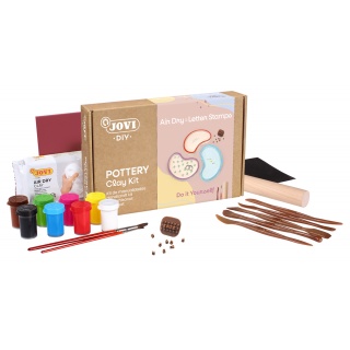 Zestaw do tworzenia ceramiki JOVI DIY, bez wypalania, miseczki, Produkty kreatywne, Artykuły szkolne