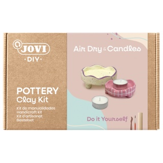 Zestaw do tworzenia ceramiki JOVI DIY, bez wypalania, świecznik, Produkty kreatywne, Artykuły szkolne