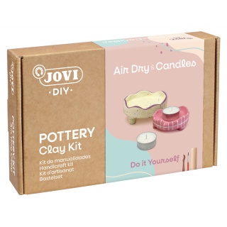 Zestaw do tworzenia ceramiki JOVI DIY, bez wypalania, świecznik, Produkty kreatywne, Artykuły szkolne