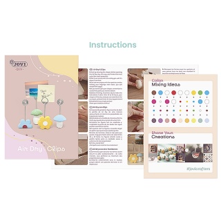 Zestaw do tworzenia ceramiki JOVI DIY, bez wypalania, klipsy, Produkty kreatywne, Artykuły szkolne