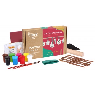 Zestaw do tworzenia ceramiki JOVI DIY, bez wypalania, ozdoby świąteczne, Produkty kreatywne, Artykuły szkolne