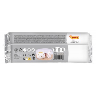 Glina samoutwardzalna JOVI, 500g, biała, Produkty kreatywne, Artykuły szkolne