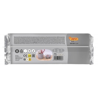 Glina samoutwardzalna JOVI, 500g, szara, Produkty kreatywne, Artykuły szkolne