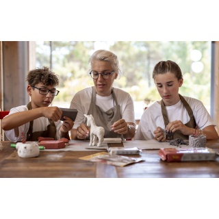 Glina samoutwardzalna JOVI, 1000g, szara, Produkty kreatywne, Artykuły szkolne