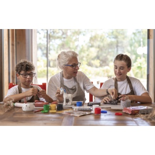 Glina samoutwardzalna JOVI, 1000g, ceglana (terracotta), Produkty kreatywne, Artykuły szkolne