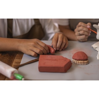 Glina samoutwardzalna JOVI, 1000g, ceglana (terracotta), Produkty kreatywne, Artykuły szkolne