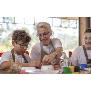 Glina samoutwardzalna JOVI, 1000g, ceglana (terracotta), Produkty kreatywne, Artykuły szkolne