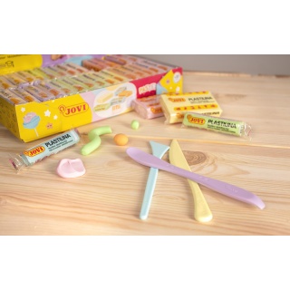 Szpatułki modelarskie JOVI, zestaw 3 szt., mix kolor&oacute;w pastelowych, Produkty kreatywne, Artykuły szkolne