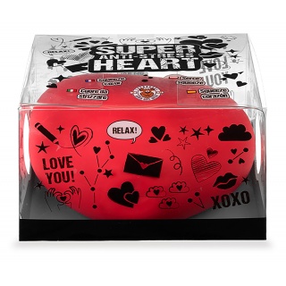 Gniotek antystresowy serce XXL TRENDHAUS TJA, czerwony, Gry i zabawki, Gadżety