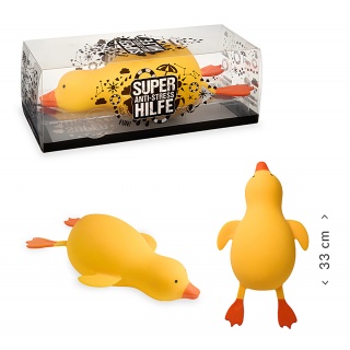 Gniotek antystresowy kaczka XXL pomoc natychmiastowa TRENDHAUS TJA, ż&oacute;łty, Gry i zabawki, Gadżety