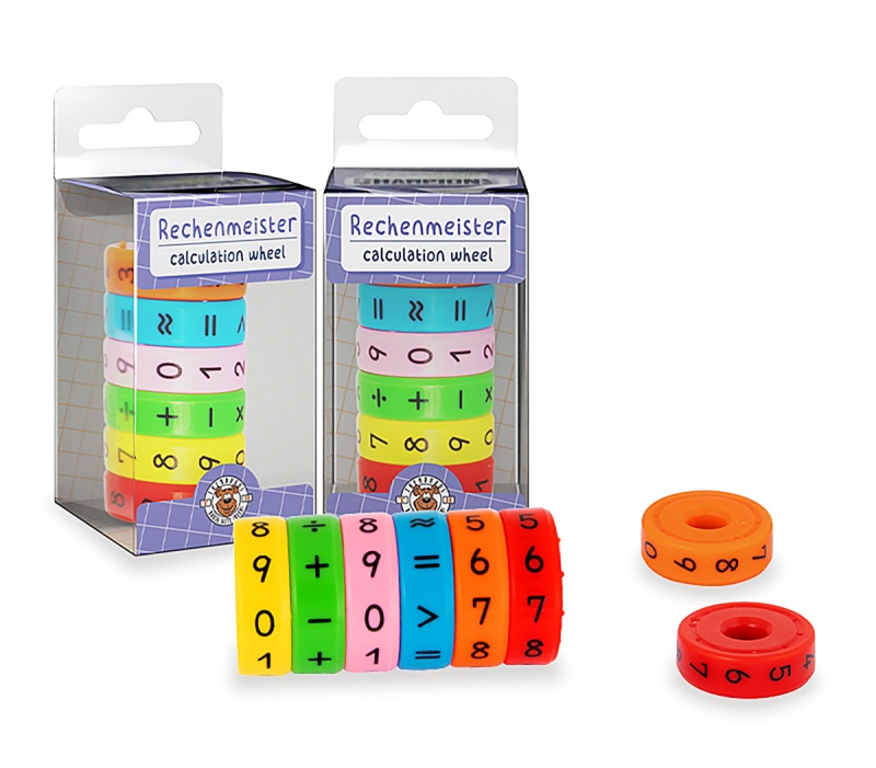 Mistrz matematyki na magnesy TRENDHAUS CLASS-6, mix kolor&oacute;w, Szkolne, Gadżety