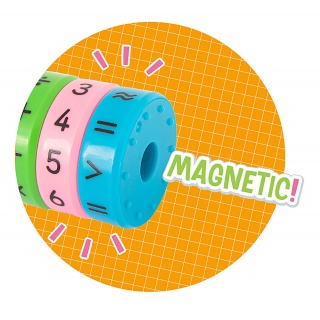 Mistrz matematyki na magnesy TRENDHAUS CLASS-6, mix kolor&oacute;w, Szkolne, Gadżety