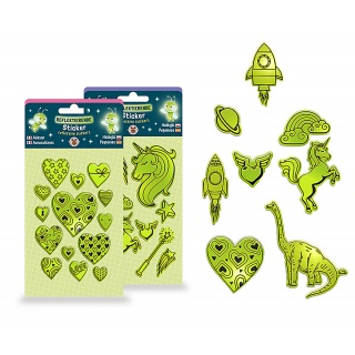Naklejki odblaskowe TRENDHAUS CLASS-6, zielone, Gry i zabawki, Gadżety
