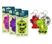 Odblaskowa zawieszka na drogę do szkoły TRENDHAUS CLASS-6, mix kolor&oacute;w, Gry i zabawki, Gadżety