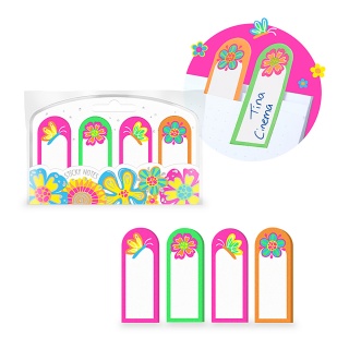 Karteczki samoprzylepne TRENDHAUS GF-6, mix kolor&oacute;w, Szkolne, Gadżety