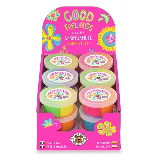 Skacząca plastelina Mix & Play TRENDHAUS GF-6, mix kolor&oacute;w, Szkolne, Gadżety