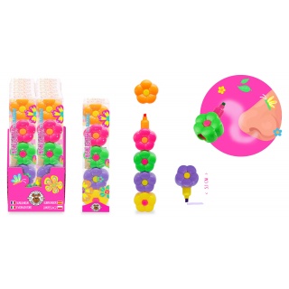 Zapachowe zakreślacze przekładane TRENDHAUS GF-6, 4 szt., mix kolor&oacute;w, Szkolne, Gadżety