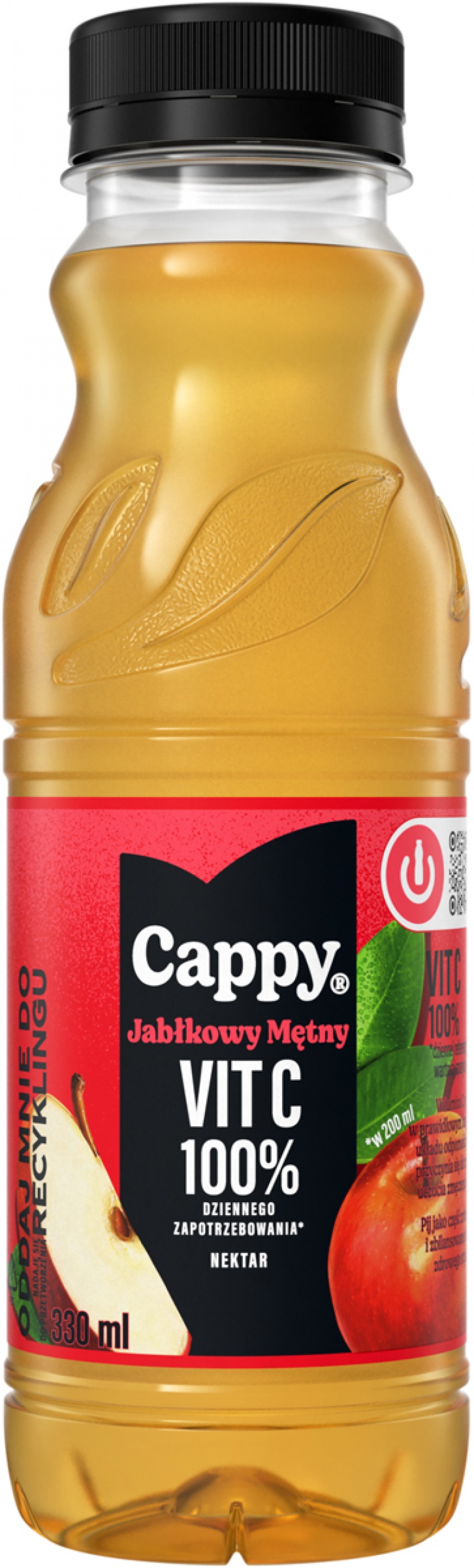 Nektar CAPPY, jabłkowy, 0,33l, kaucja, Soki, Artykuły spożywcze