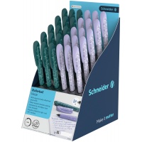 Display of SCHNEIDER Voice rollerball pens, 30 pcs., mix of colours