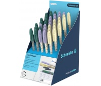 Display of SCHNEIDER Zippi fountain pens, 40 pcs., mix of colours