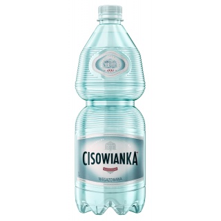 Woda CISOWIANKA, niegazowana, butelka plastikowa, 1l, kaucja, Woda, Artykuły spożywcze