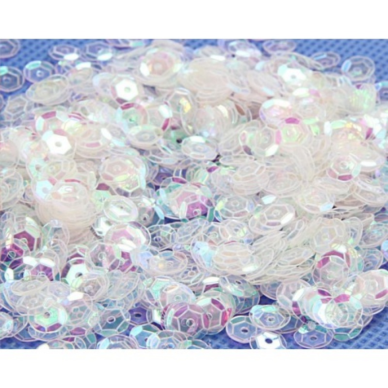 Cekiny 8mm/15gram jasnozłoty błyszczący, Cekiny, konfetti, Art. kreatywne