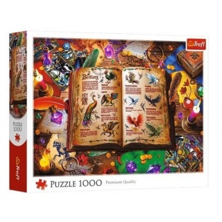 PUZZLE 1000 - Atlas fantastycznych ptak&oacute;w", 1000 element&oacute;w, Puzzle