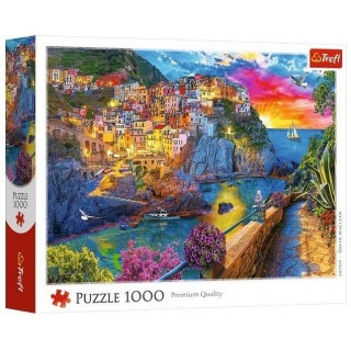 PUZZLE 1000 - Wieczorny spacer po Cinque Terre", 1000 element&oacute;w, Puzzle