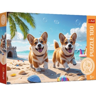 Puzzle 100 - Corgi - piesek", 100 element&oacute;w, Puzzle