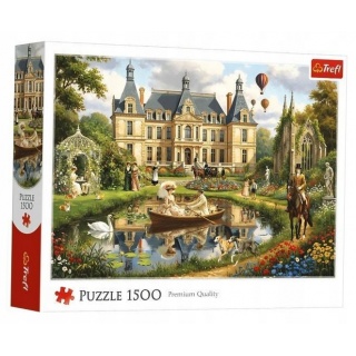 PUZZLE 1500 Pałac nad wodą", 1500 element&oacute;w, Puzzle