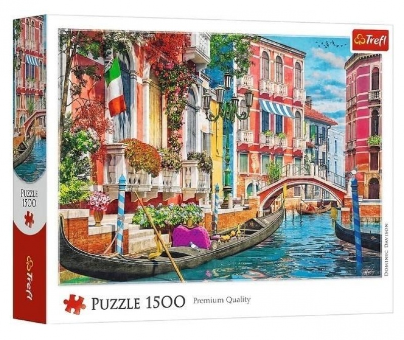 PUZZLE 1500 - Letnie popołudnie w Wenecji", 1500 element&oacute;w, Puzzle