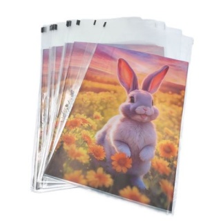 Worek foliowy WIELKANOC, 20x35cm/50szt mix wzor&oacute;w, Woreczki prezentowe, Art. dekoracyjne i prezentowe