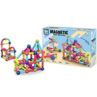 KLOCKI MAGNETYCZNE 06739, Klocki, Zabawki