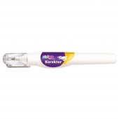 STRIGO KOREKTOR W PI&Oacute;RZE METALOWA KOŃC&Oacute;WK 8ML., Korektory, Art. do pisania i korygowania