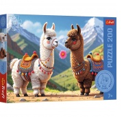 PUZZLE 200 - Kolorowe lamy" !!, 200 element&oacute;w, Puzzle