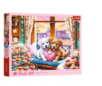 Puzzle "500" - Szczenięca miłość !!