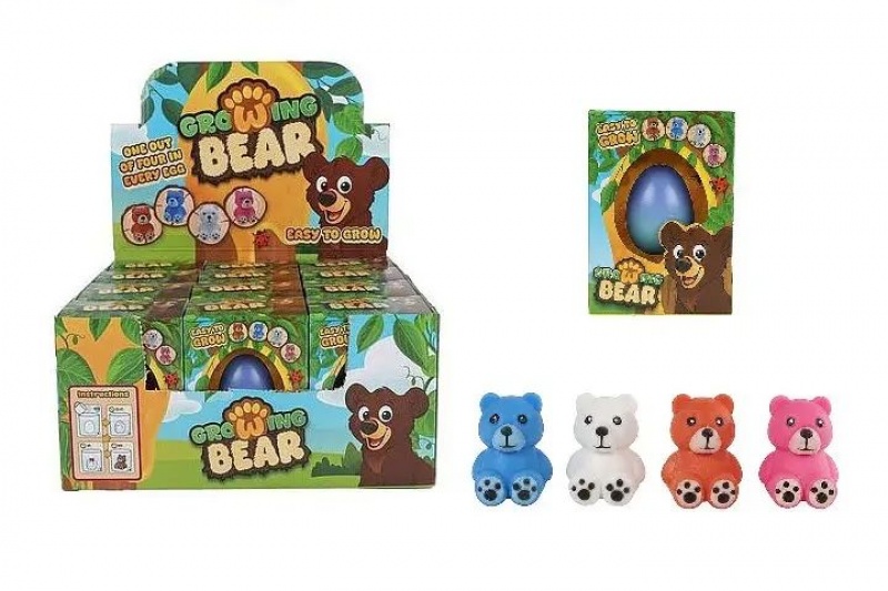 JAJKO ROSNĄCE MIŚ 6CM 8230, Zabawki