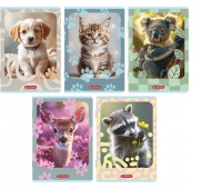 ZESZYT HER ANIMALS A5 32K.LINIA PODW.KOLOR./10/
