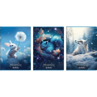 ZESZYT HER WONDERLAND A4 32K.LINIA PODW.KOLOR./10/, Zeszyty, Zeszyty i bloki