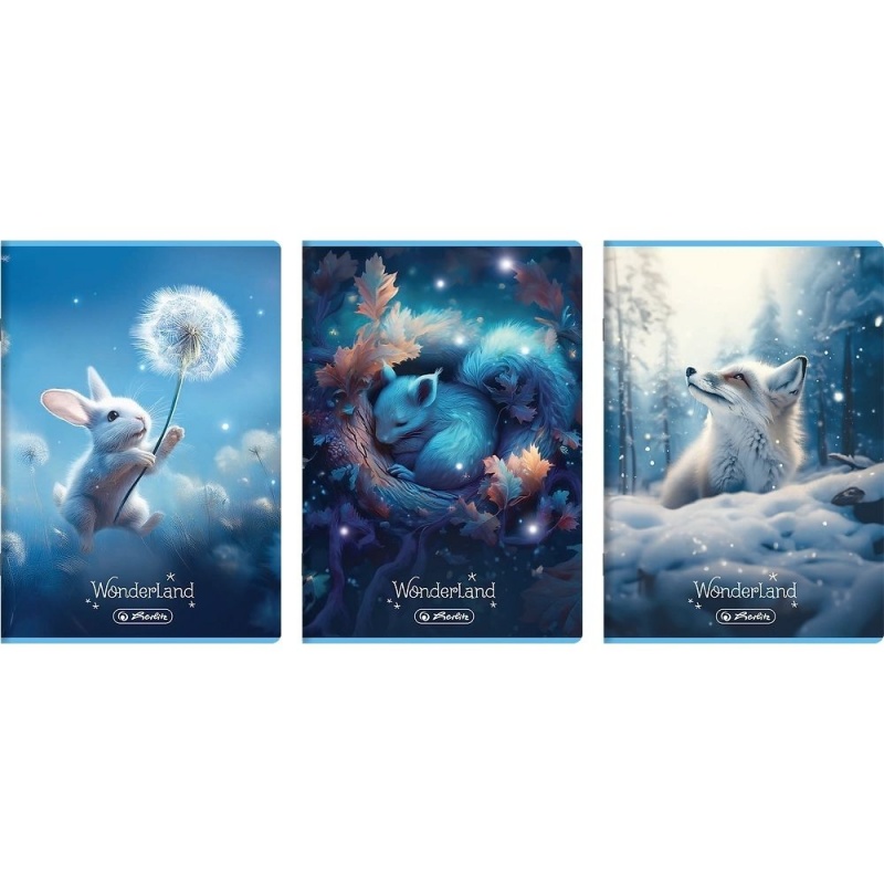 ZESZYT HER WONDERLAND A4 32K.LINIA PODW.KOLOR./10/, Zeszyty, Zeszyty i bloki