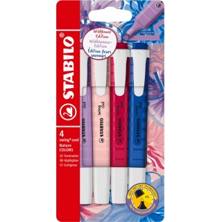 ZAKREŚLACZ STABILO SWING COOL 4 KOL., Zakreślacze, Art. do pisania i korygowania