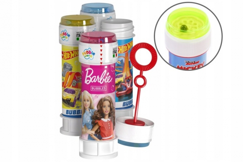 BAŃKIMYDLANE BARBIE, HOT WHEELS 60ML. 8365, Bańki i akcesoria do baniek, Zabawki