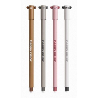 DŁUGOPIS USUWALNY "USZAKI" 0,5 NIEBIESKI H.COLOR, Długopisy, Art. do pisania i korygowania