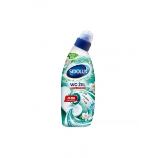 ŻEL DO WC SIDOLUX 750ML.KWIAT LOTOSU I MIĘTA, Kostki i płyny do WC, Art. higieniczne i dozowniki