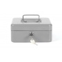 Cash box Q-CONNECT, medium, 205x160x90mm, silver