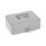 Cash box Q-CONNECT, large, 255x200x90mm, silver